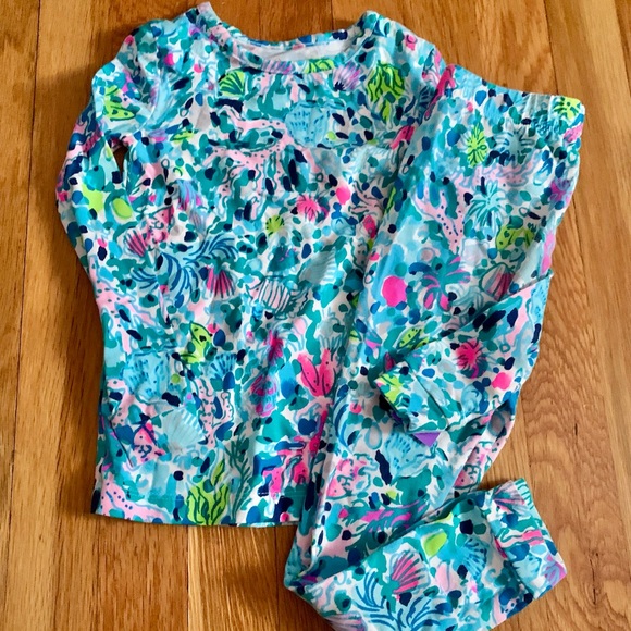 Lilly Pulitzer | Pajamas | Lilly Pulitzer Girls 4 Sammy Pajamas Multi ...